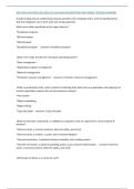  WGU D052 OA EXAM 2023-2024 ACTUAL EXAM 200 QUESTIONS AND CORRECT DETAILED ANSWERS