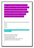 Certified TIA-942 Design Consultant &lpar;CTDC&rpar; Certification Exam With Actual Questions & Verified Answers &comma;Plus Explained Rationales&sol;Expert Verified For Guaranteed Pass 2026&sol;Latest Update&sol;Instant Download Pdf