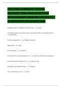 CTR EXAM CURRENTLY TESTING ACCURATE REAL EXAM QUESTIONS WITH DETAILED ANSWERS GRADED A&plus; &vert; GUARANTEED EXCELLENCE PASS