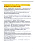 MIST 4630 FINAL EXAM QUESTIONS & COMPLETE SOLUTIONS