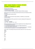 MIST 4630 PIERCY FINAL STUDY GUIDE CORRECT 100&percnt;