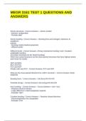 MEGR 3161 TEST 1 QUESTIONS AND ANSWERS