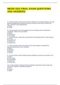 MEGR 3231 FINAL EXAM QUESTIONS AND ANSWERS