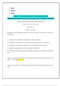 EXAM II&colon; "NURSING PROCESS" &lpar;FUNDAMENTALS OF NURSING&sol;NURS9108&comma; NWACC&rpar; QUESTIONS  WITH CORRECT ANSWERS