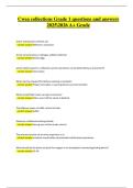 CWEA Collections Grade 1 Questions and Answers 2025&sol;2026 &ndash; Verified A&plus; Grade Study Guide