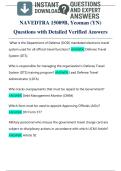 NAVEDTRA 15009B&comma; Yeoman &lpar;YN&rpar;  Questions with Detailed Verified Answers 