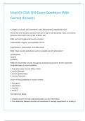 Mod 01 CSIA 105 Exam Questions With Correct Answers&period;