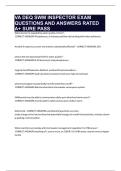VA DEQ SWM INSPECTOR EXAM QUESTIONS AND ANSWERS RATED A&plus; SURE PASS