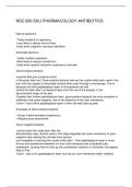 NSC 830 EKU PHARMACOLOGY-ANTIBIOTICS