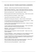 EKU NSC 830 ADV PHARM QUESTIONS & ANSWERS