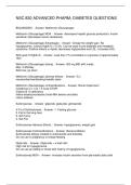 NSC 830 ADVANCED PHARM&semi; DIABETES QUESTIONS