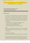 TEST BANKS FOR LPN TO RN TRANSITIONS