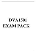 DVA1501 LATEST EXAM PACK