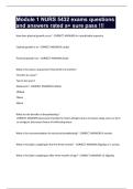 Module 1 NURS 5432 exams questions and answers rated a&plus; sure pass &excl;&excl;&excl;