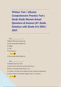 Written Test 1 &lpar;Guam&rpar; Comprehensive Practice Test &vert; Study Guide Newest Actual Questions & Answers &lpar;A&plus; Guide Solutions with Grade A&plus;&rpar; 2026 &vert; 2027&period;      