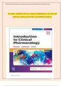 Introduction to Clinical Pharmacology, 11th Edition (Visovsky, 2026) · Complete Test Bank · Chapters 1–20 · A+ Guide