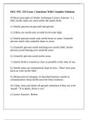 EKU NSC 232 Exam 1 Questions With Complete Solutions