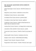 NSC 232 EXAM 1 QUESTIONS WITH COMPLETE SOLUTIONS