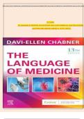 The Language of Medicine&comma; 13th Edition &ndash; Davi-Ellen Chabner &CenterDot; Complete Test Bank &CenterDot; All Chapters &CenterDot; A&plus; Graded Questions and Answers &lpar;Latest Update&rpar;