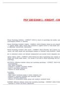 PSY 330 EXAM 1 - KNIGHT - CSU