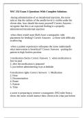 NSC 232 Exam 3 Questions With Complete Solutions