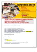 WGU D102 Pre-Assessment Exam&comma;64 Questions And Answers Latest Updated 2025-2026&period;Guaranteed Success 