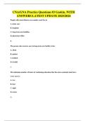 CNA&sol;GNA Practice Questions &num;3 Gaskin&comma; WITH ANSWERS LATEST UPDATE 2025&sol;2026
