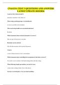CNA&sol;GNA TEST 3 QUESTIONS AND ANSWERS LATEST UPDATE 2025&sol;2026
