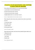 CNA&sol;GNA STATE QUESTIONS AND ANSWERS LATEST UPDATE 2025&sol;2026