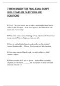 7 BREW BALLER TEST FINAL EXAM SCRIPT 2026 COMPLETE QUESTIONS AND SOLUTIONS