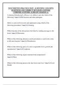 NCIS WRITTEN PRACTICE TEST - SCIENTIFIC CONCEPTS  QUESTIONS AND CORRECT DETAILED ANSWERS  &lpar;VERIFIED ANSWERS&rpar; ALREADY GRADED A&plus; 