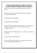 NCIC&sol;NLETS QUESTIONS AND CORRECT DETAILED  ANSWERS &lpar;VERIFIED ANSWERS&rpar; ALREADY GRADED A&plus; 