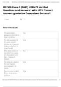 IEE 380 Exam 2 &lpar;2025&rpar; UPDATE Verified Questions And Answers &vert; With 100&percnt; Correct Answers graded A&plus; Guaranteed Success&excl;&excl;