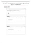 COUC 691 QUIZ: What Is Addiction Devastation, Preservation, and the Hope of Restoration 2025-2026 QUIZ 30 out of 30 Liberty University