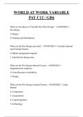 WORLD AT WORK VARIABLE PAY C12 &sol; GR6 QUESTIONS AND ANSWERS 2026