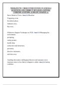 THERAPEUTIC CRISIS INTERVENTION IN SCHOOLS  QUESTIONS AND CORRECT DETAILED ANSWERS  &lpar;VERIFIED ANSWERS&rpar; ALREADY GRADED A&plus; 
