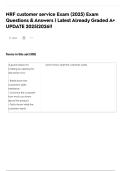 NRF customer service Exam (2025) Exam Questions & Answers | Latest Already Graded A+ UPDATE 2025|2026!!