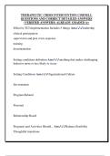 THERAPEUTIC CRISIS INTERVENTION CORNELL  QUESTIONS AND CORRECT DETAILED ANSWERS  &lpar;VERIFIED ANSWERS&rpar; ALREADY GRADED A&plus;