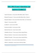 NSG 3022 Exam 3 Questions and Answers Graded A&plus;