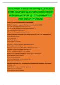 Government Travel Card Training 2026 ACTUAL  EXAM COMPLETE QUESTIONS WITH CORRECT  DETAILED ANSWERS &vert;&vert; 100&percnt; GUARANTEED  PASS <RECENT VERSION> 