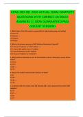 CCNA 200-301 2026 ACTUAL EXAM COMPLETE  QUESTIONS WITH CORRECT DETAILED  ANSWERS &vert;&vert; 100&percnt; GUARANTEED PASS  <RECENT VERSION> 