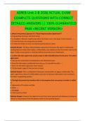 ASREB Unit 2-B 2026 ACTUAL EXAM  COMPLETE QUESTIONS WITH CORRECT  DETAILED ANSWERS &vert;&vert; 100&percnt; GUARANTEED  PASS <RECENT VERSION> 