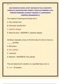 ABO ADVANCED EXAM LATEST 2025&sol;2026 ACTUAL EXAM WITH  COMPLETE QUESTIONS AND CORRECT DETAILED ANSWERS &lpar;100&percnt;  VERIFIED ANSWERS&rpar; &vert;ALREADY GRADED A&plus;&vert; &vert;&vert;PROFESSOR  VERIFIED&vert;&vert; &vert;&vert;BRANDNEW&excl;&excl;&excl;&vert;&vert;