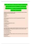 PSYC 290 Exam 3 Review 2026 COMPLETE QUESTIONS WITH CORRECT DETAILED ANSWERS &vert;&vert; 100&percnt; GUARANTEED PASS <RECENT VERSION>