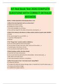88M AIT Red Book Test 2026 COMPLETE QUESTIONS WITH CORRECT DETAILED ANSWERS