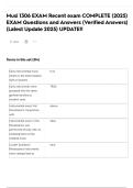 Musi 1306 EXAM Recent exam COMPLETE &lpar;2025&rpar; EXAM Questions and Answers &lpar;Verified Answers&rpar; &lpar;Latest Update 2025&rpar; UPDATE&excl;&excl;