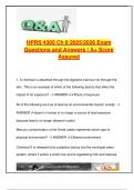 HPRS  EXAM COMPLETE PACKAGE DEAL