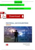 Test Bank &ndash; Payroll Accounting 2024 &lpar;10th Edition&comma; by Jeanette Landin&rpar; &ndash; Complete Test Bank for All 7 Chapters &vert; Verified Accurate Answers &vert; Latest 2025&sol;2026 Version