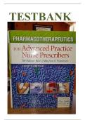 Pharmacotherapeutics for Advanced Practice Nurse Prescribers, 4th edition Woo Robinson Test Bank