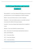 CAISS Exam Questions and Answers Graded A&plus;